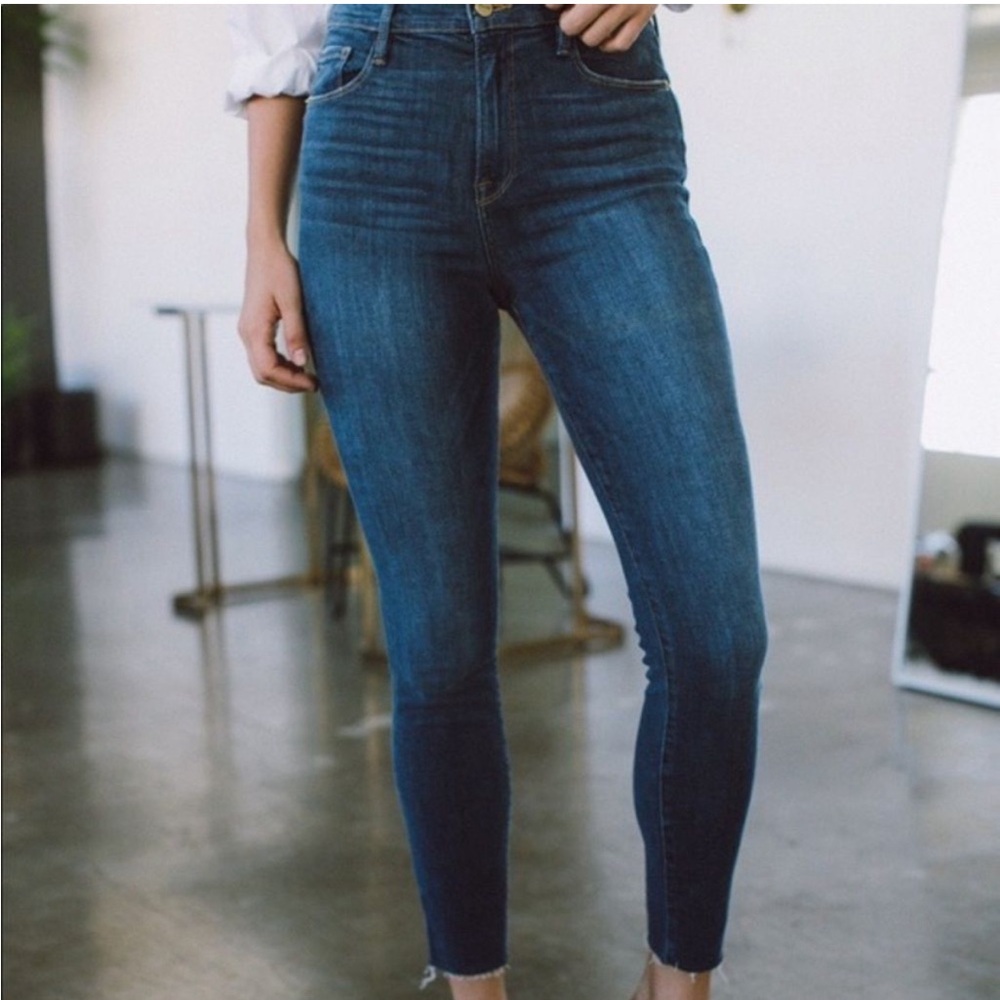 FRAME Ali High Rise Cigarette Denim Jeans Women’s Size 31 - Picture 1 of 4